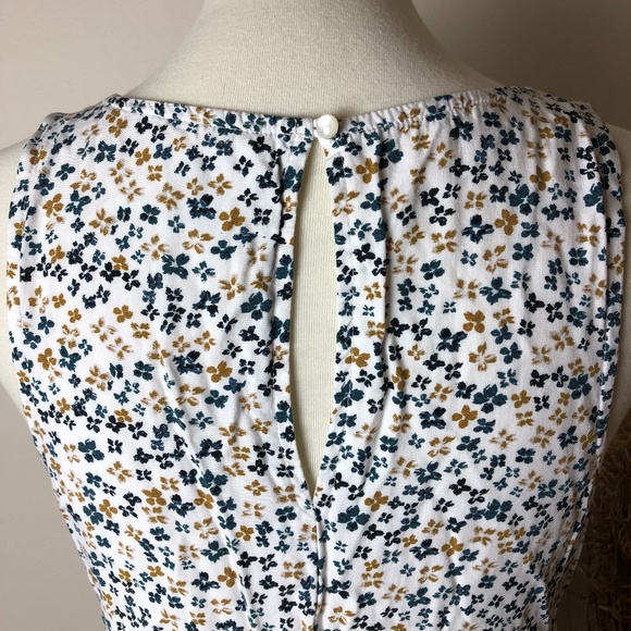 Old Navy Pockets Mini Summer Dress Floral Medium - Picture 8 of 11